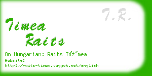 timea raits business card